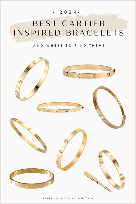 cartier bracelet dupe ebay|alternatives to cartier love bracelet.